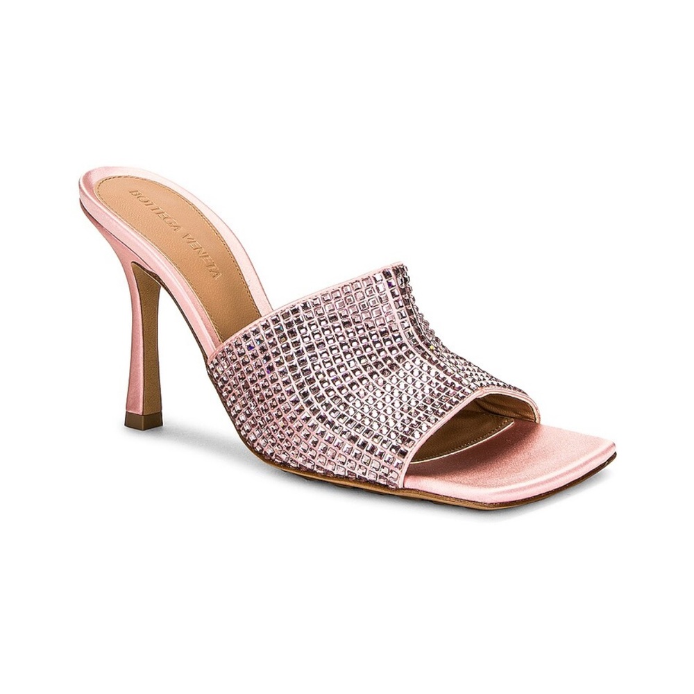 BOTTEGA VENETA- Sparkle Stretch Mule Sandals - NWT- size 39.5
